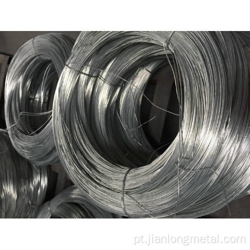 Fio galvanizado de fio de ferro galvanizado Hot Galvanized